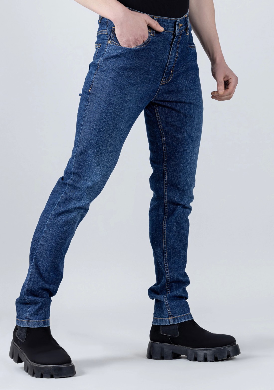 Blue Slim Fit Men's Jeans