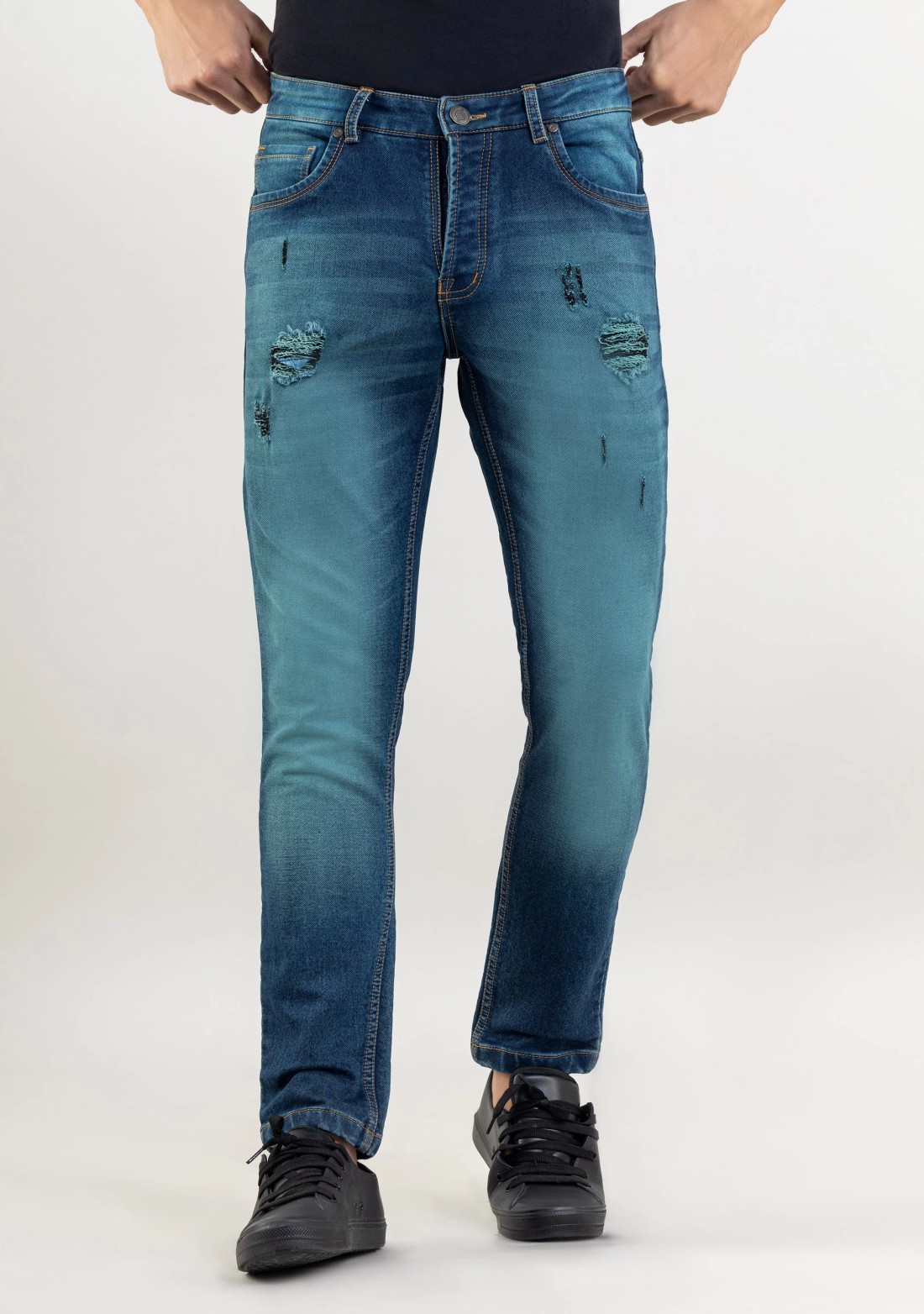 Blue Slim Fit Men's Jeans