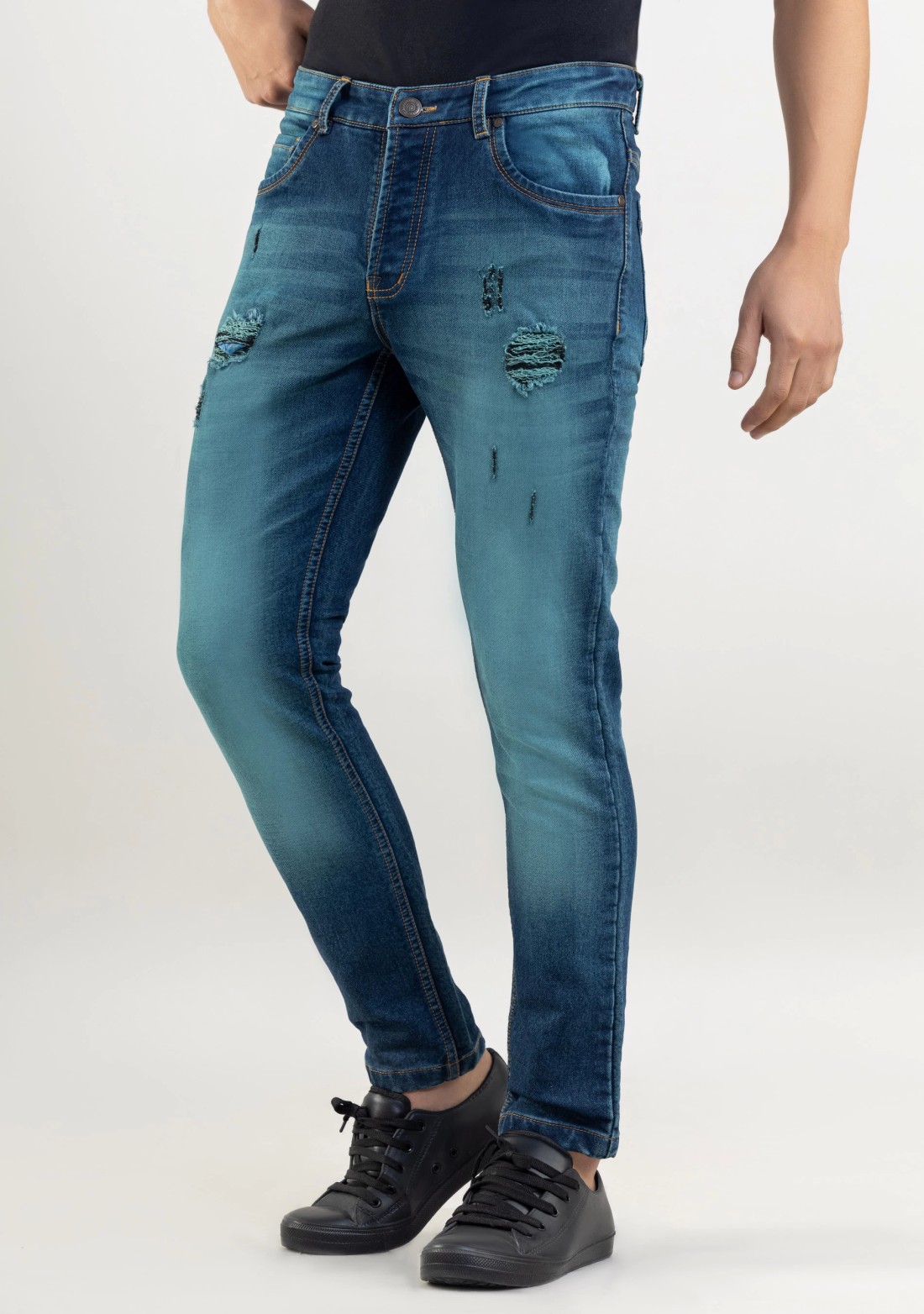 Blue Slim Fit Men's Jeans