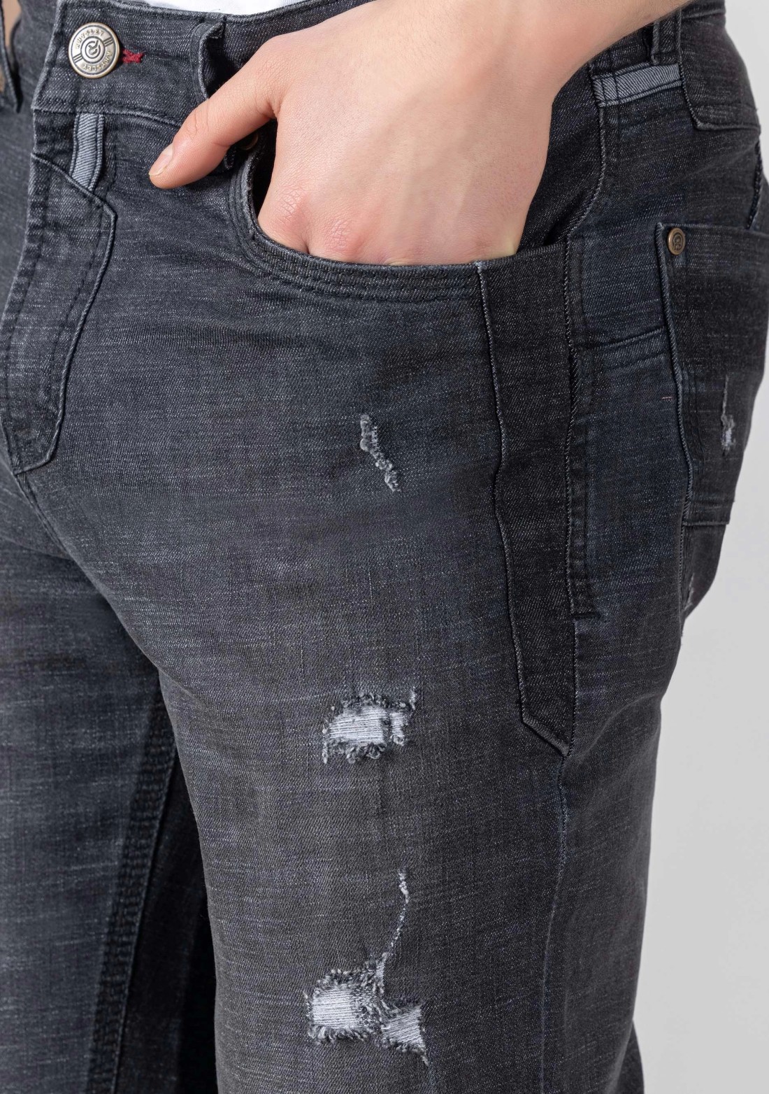 Black Boot Cut Men's Fashion Jeans