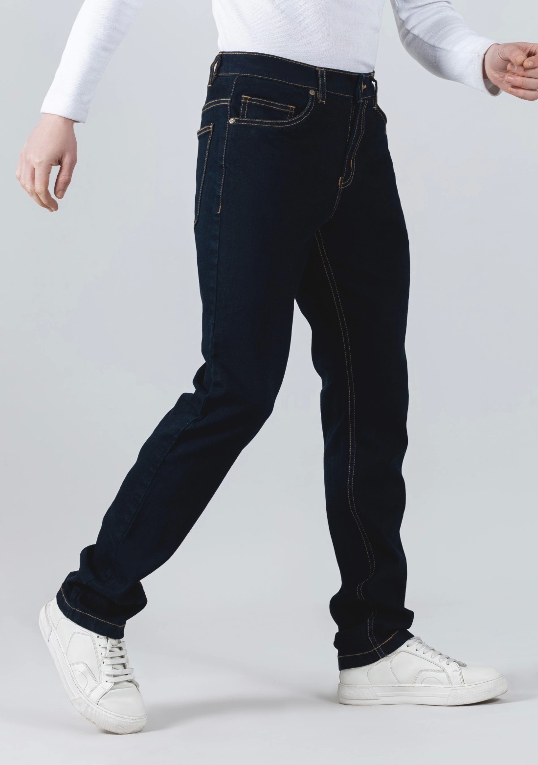 Dark Blue Regular Fit Men's Jeans