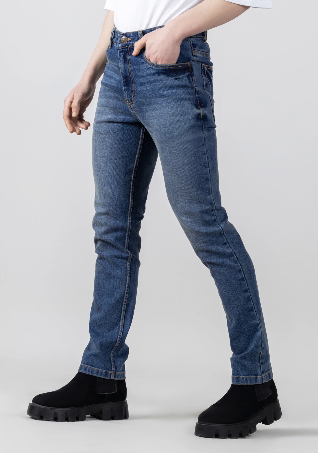 Blue Slim Fit Men's Jeans