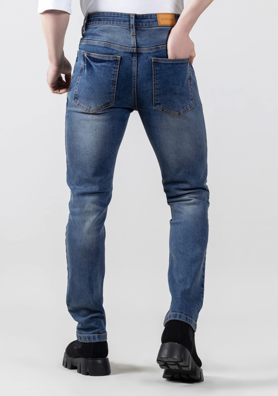 Blue Slim Fit Men's Jeans