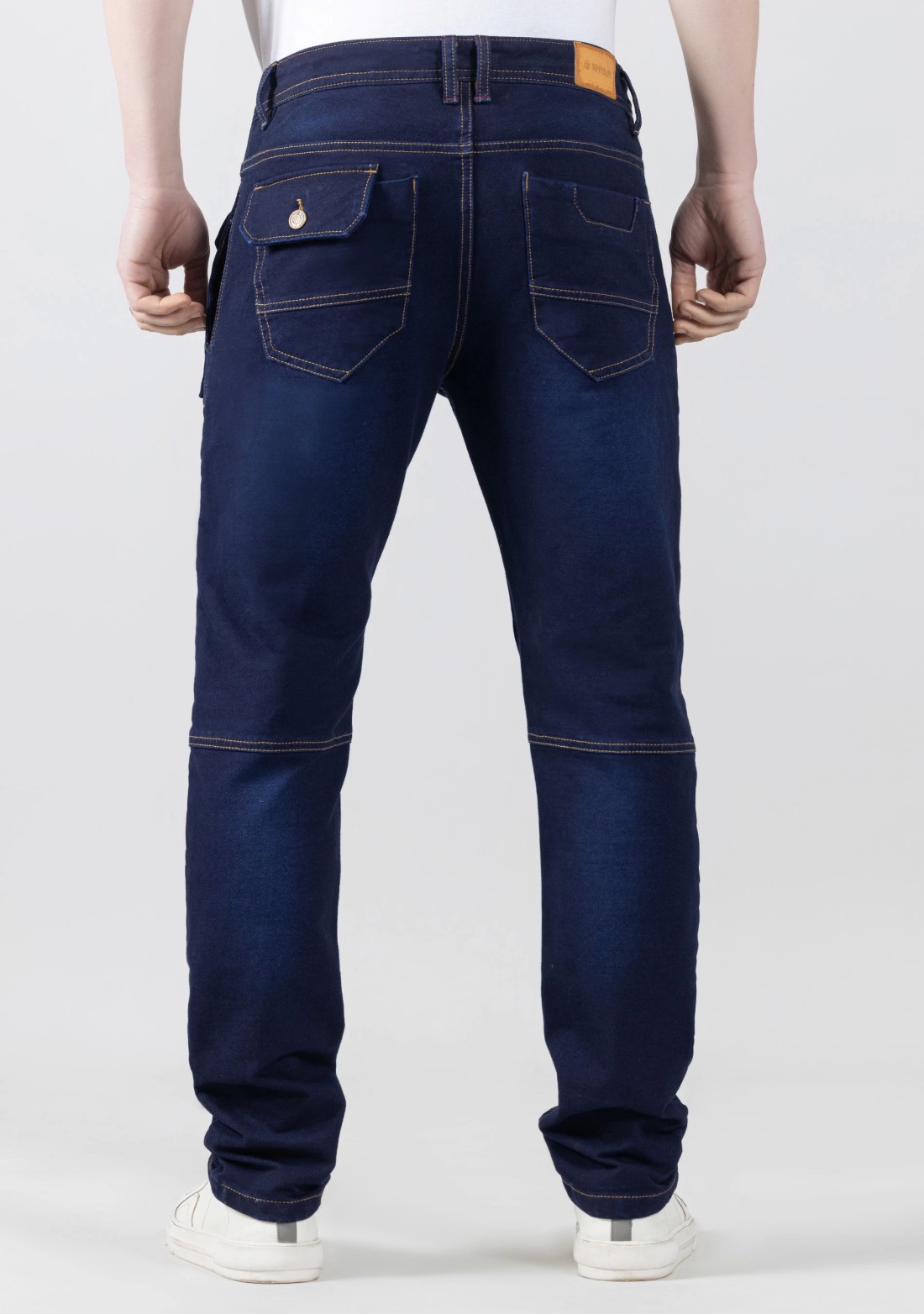 Blue Narrow Fit Men's Fashion Jeans