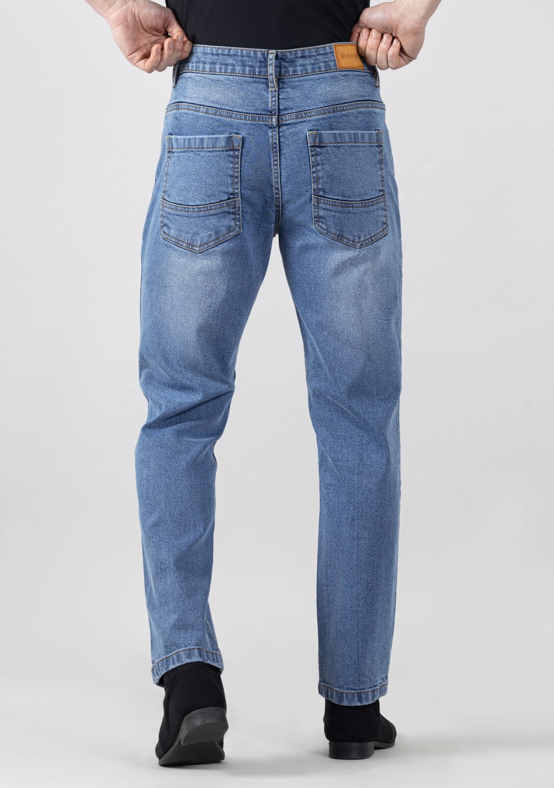 Yale Blue Regular Fit Men's Jeans