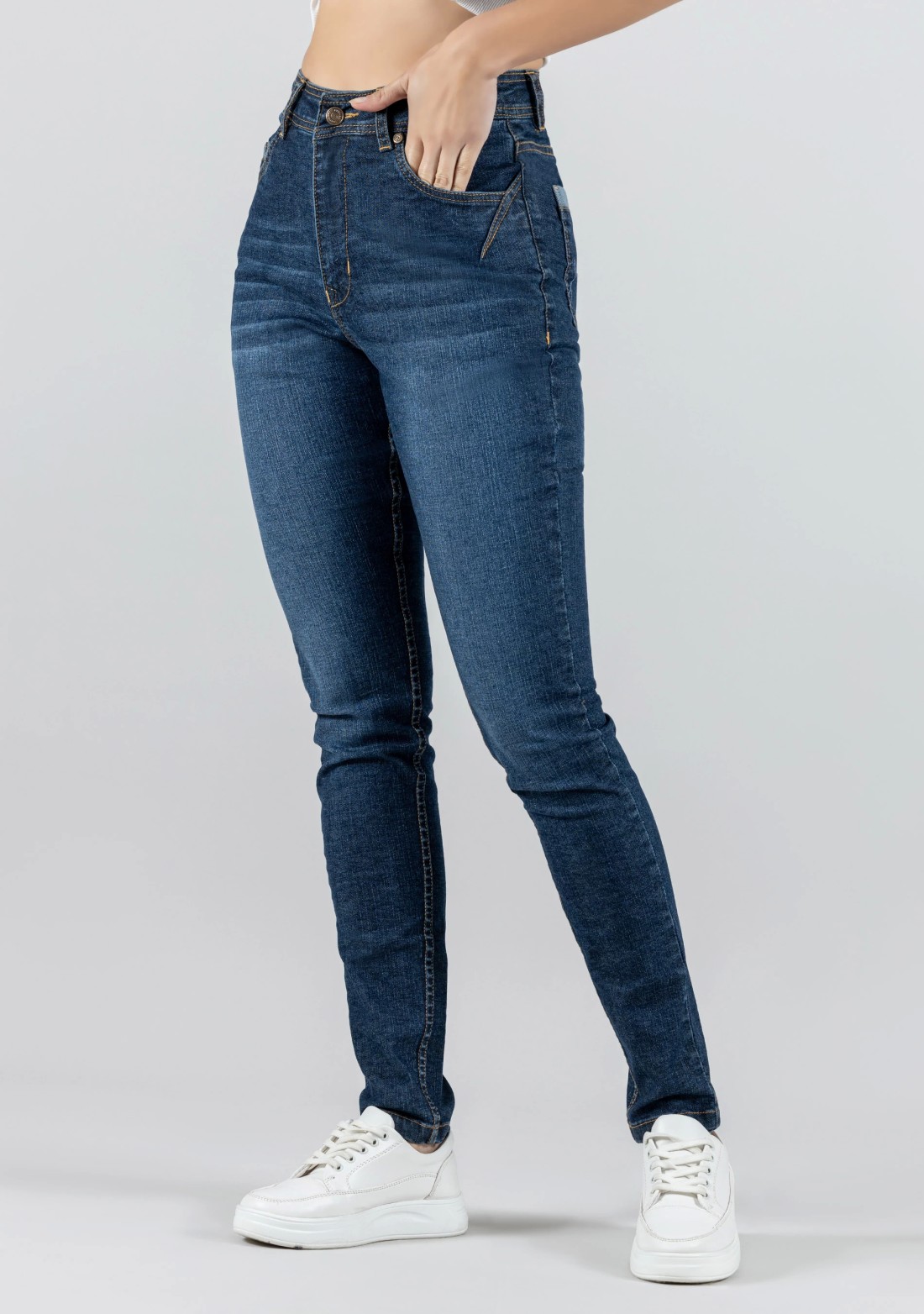 Blue Skinny Fit Women's Jeans