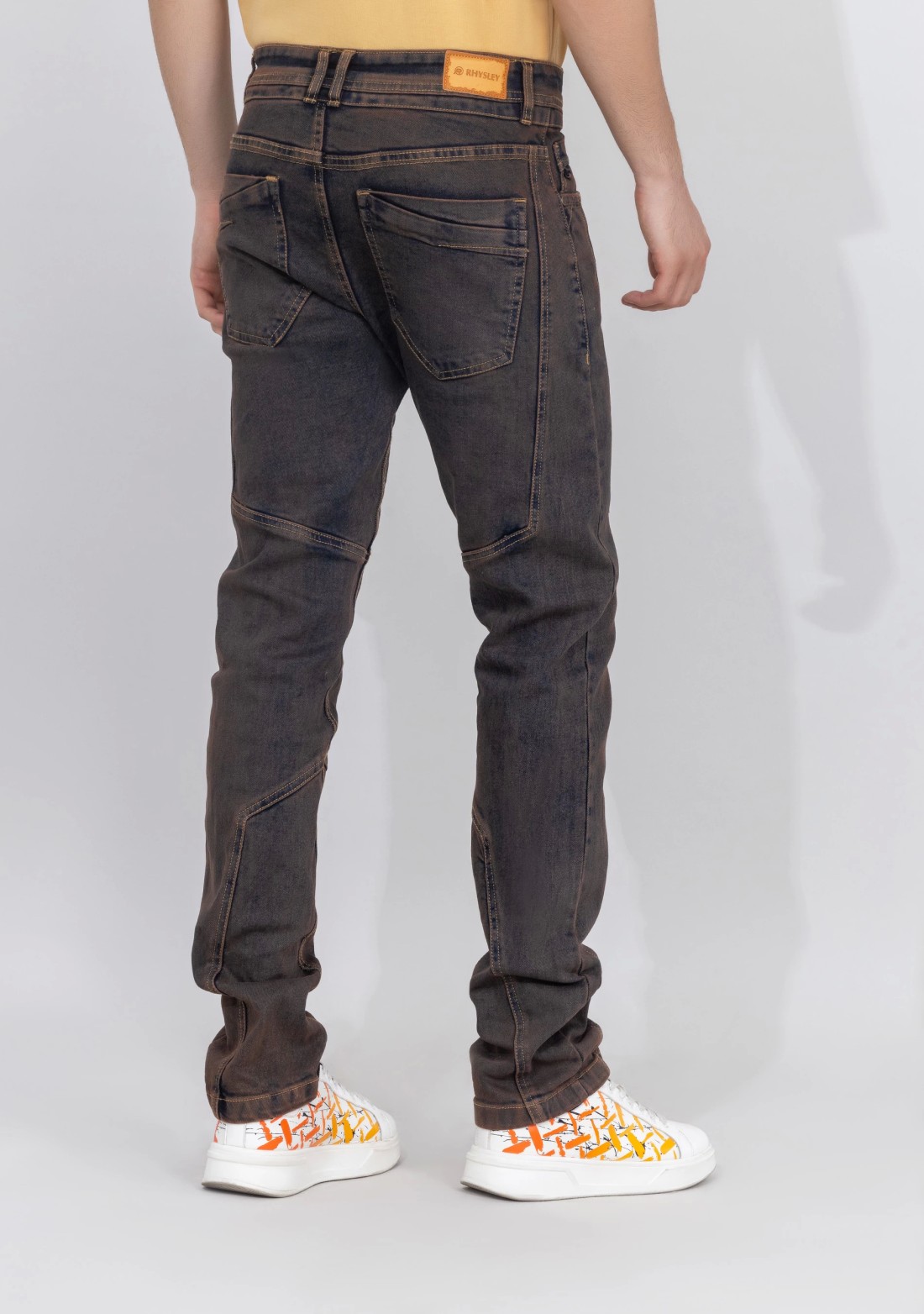 Rust Blue Slim Fit Men's Jeans