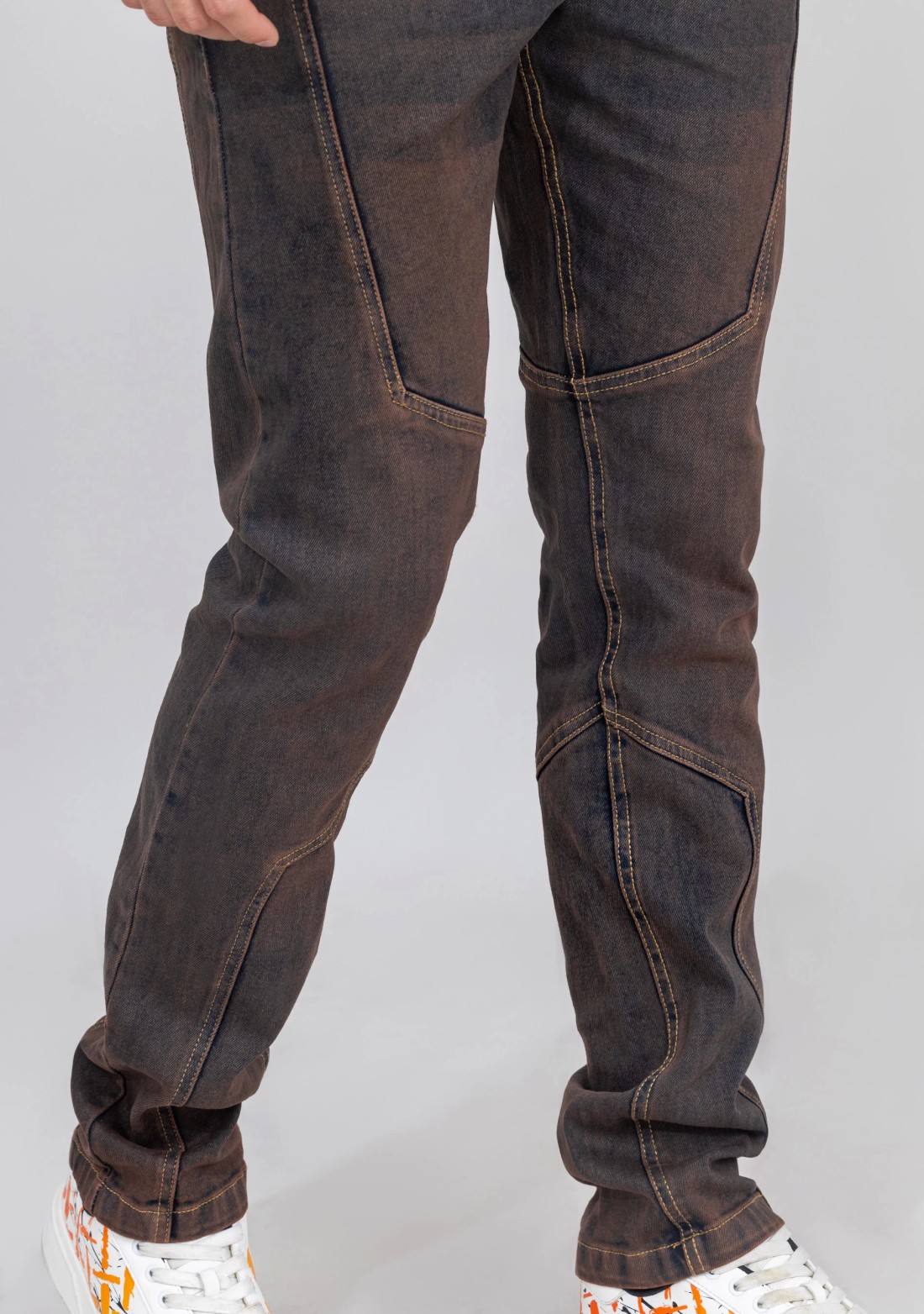 Rust Blue Slim Fit Men's Jeans