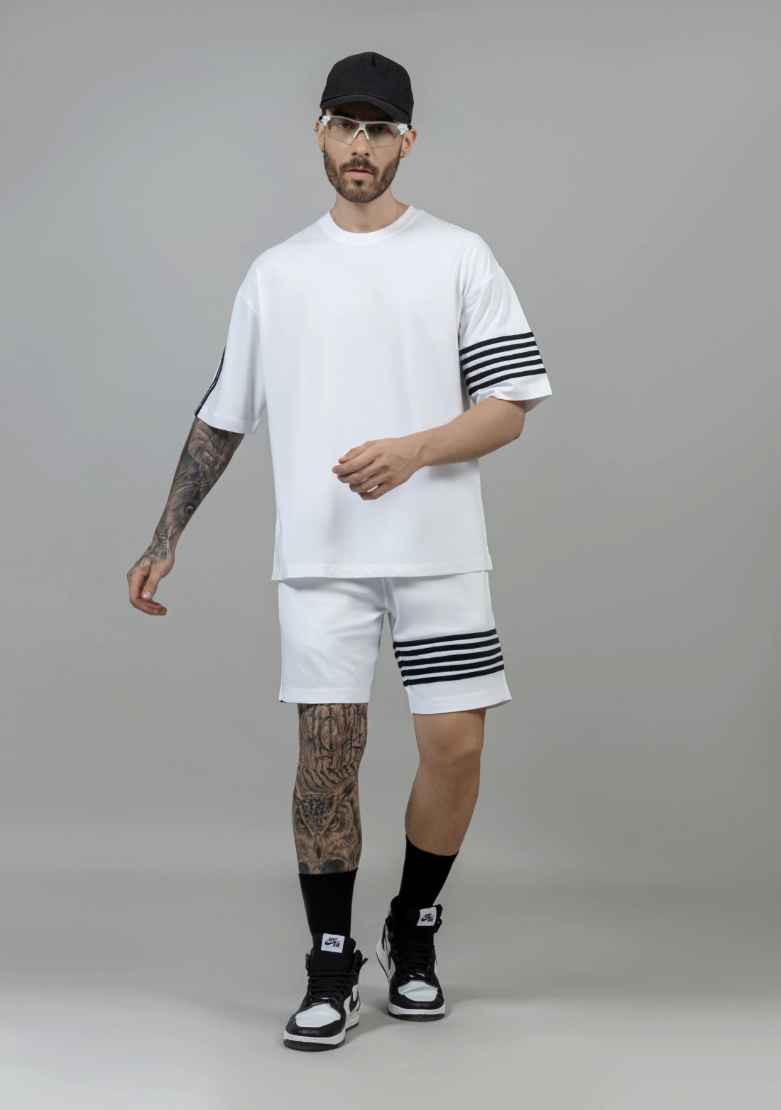 White Regular Fit Men's Half Sleeves T-shirt