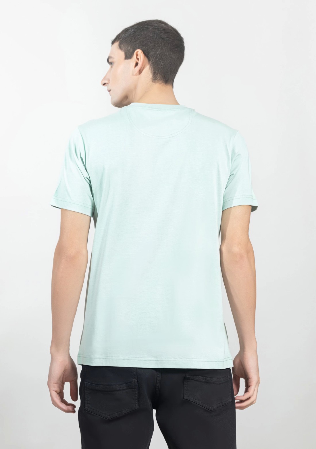 Mint green t shirt mens hotsell