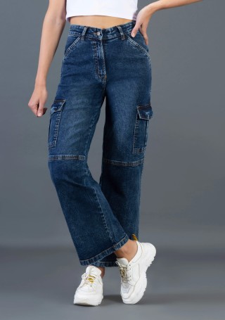 Blue Wide leg Rhysley Women's Jeans