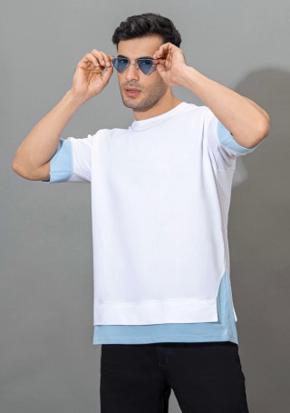 White Regular Fit Men's Round Neck T-shirt