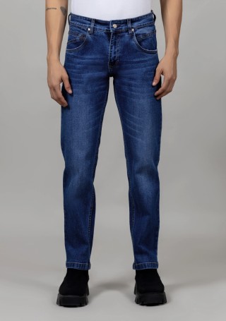 Mid Blue Slim Fit Men
