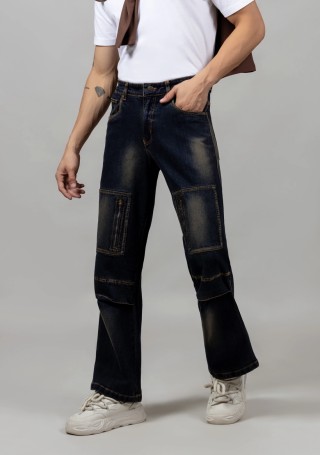 Brownish Vintage Blue Men