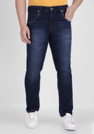 Dark Blue Slim Fit Men